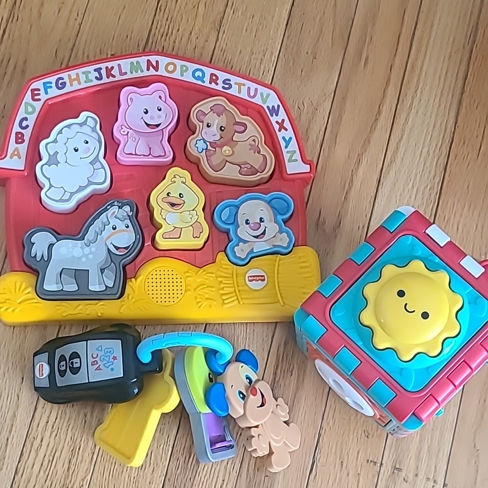 3 toy bundle Fisher-Price Colorful Animal Puzzle Toy